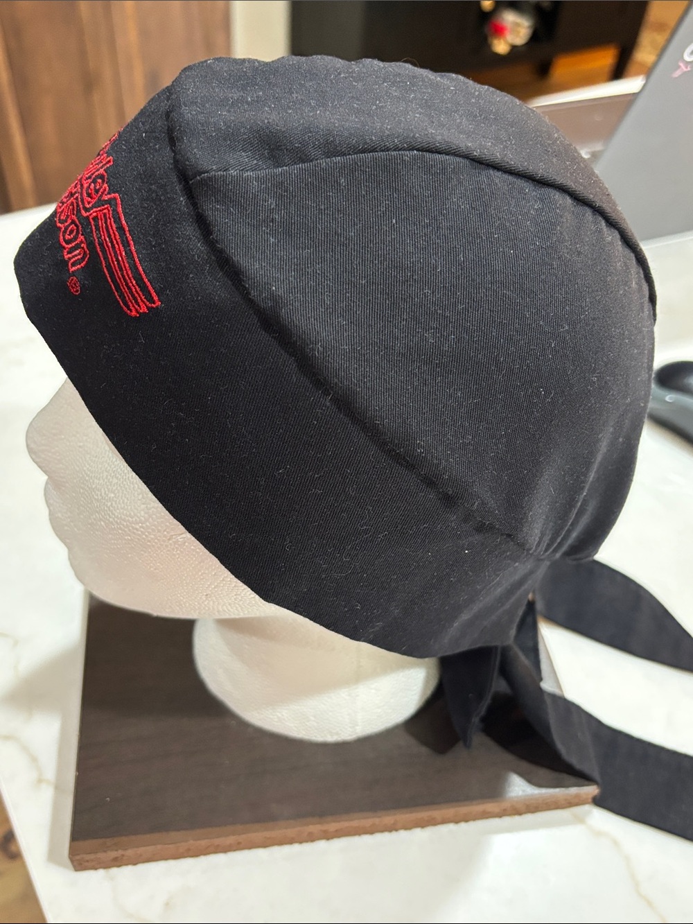Harley-Davidson Black Hooded Balaclava with Red Logo